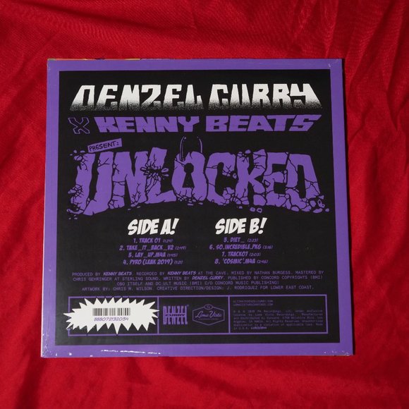 Denzel Curry X Kenny Beats Unlocked Vinyl Record New Sealed - Picture 2 of 2
